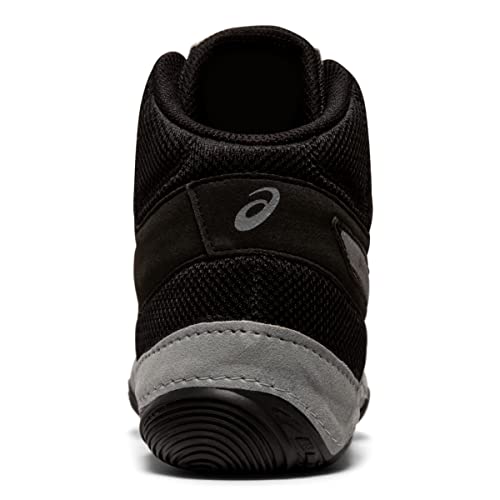 ASICS Unisex Snapdown 2 Wrestling Shoes, 10, Black/Silver