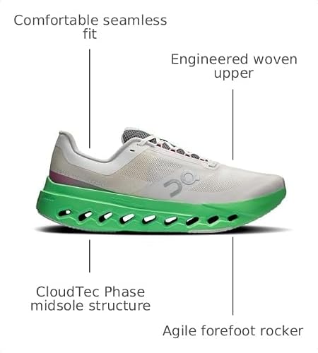 On Mens, Cloudsurfer Next Wolf/Honeydew 11 Medium