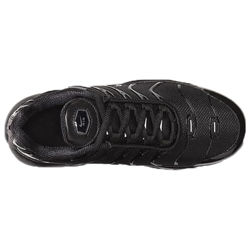 Nike Air Max Plus Little Kids' Shoes (CD0610-001, Black/Black-Black) Size 3