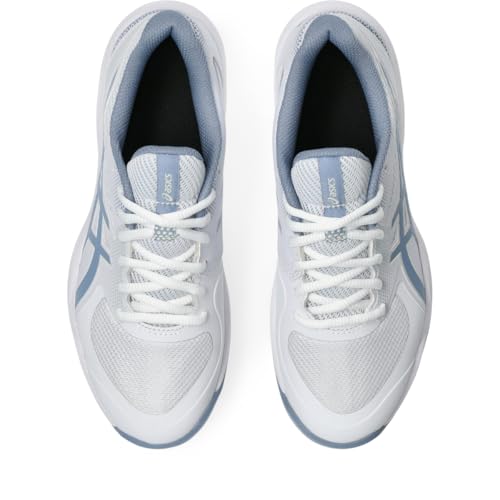 ASICS Women's Game FF Pickleball Tennis Shoes, 9, White/Calm Indigo