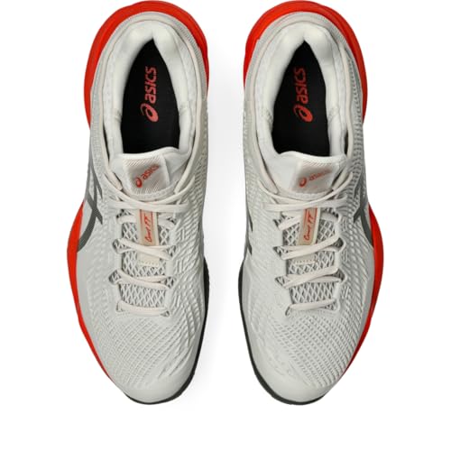 ASICS Men's Court FF 3 Clay Tennis Shoes, 10.5, Soft Oat/Vintage Khaki