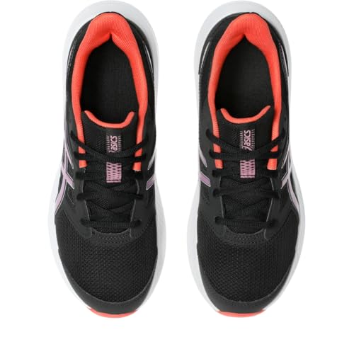 ASICS Kid's JOLT 4 Grade School Running Shoes, 5, Black/UBE