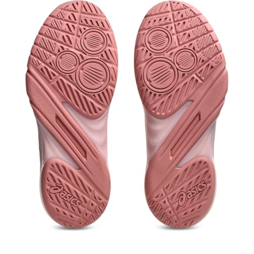 ASICS Women's POWERBREAK FlyteFoam Handball Shoes, 8, Pearl Pink/MORGANITE