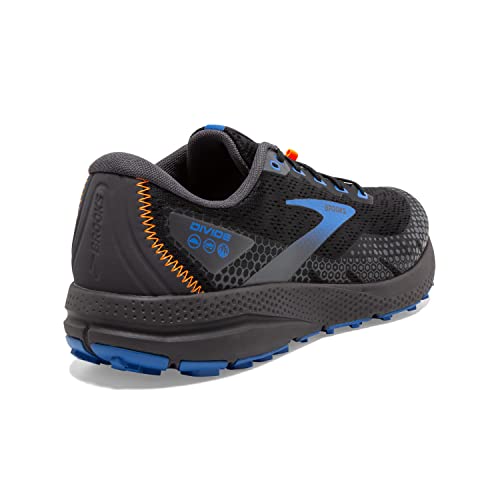 Brooks Men’s Divide 3 Trail Running Shoe - Black/Pearl/Blue - 8.5 Medium