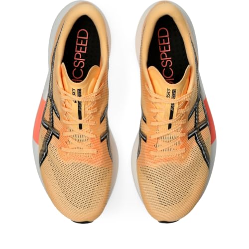 ASICS Unisex Magic Speed 5 Running Shoes, 4M / 5.5W, Orange Glow/Black