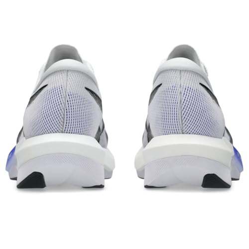 ASICS Unisex Magic Speed 5 Running Shoes, 10.5M / 12W, White/Black