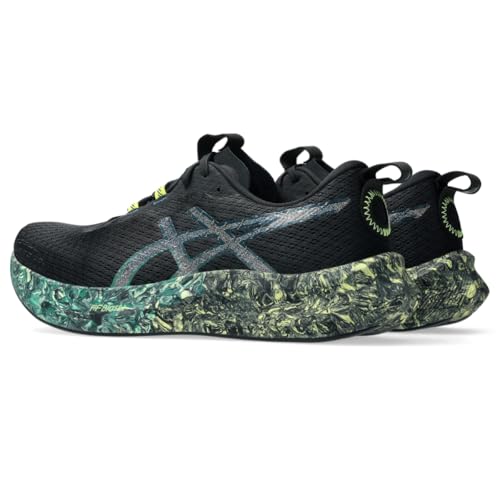 ASICS Men's Noosa TRI 16 Running Shoes, 10.5, Black/Jasper Green