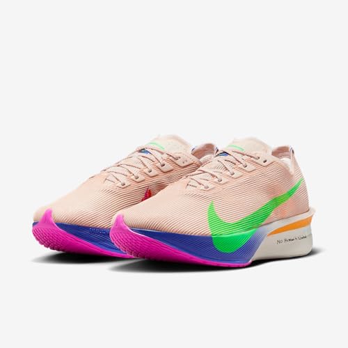 Nike Vaporfly 4 "Eliud Kipchoge Women's Road Racing Shoes (Silt Red/Fire Pink/Bright Ceramic/Green Shock) Size 6
