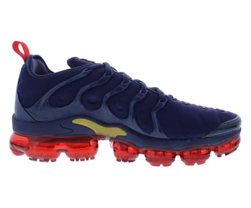 Nike Air Vapormax Plus Mens Shoes Size 10, Color: Midnight Navy/Metallic Gold/Black/University Red