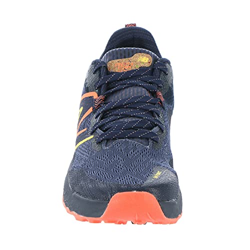 New Balance Men's Fresh Foam X Hierro V7 Running Shoe, Thunder/Vibrant Orange/Vibrant Apricot, 9.5