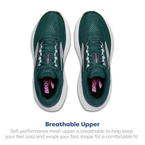 Brooks Women’s Anthem 8 Neutral Running Shoe - Atlantic Deep/Skyway/Pink - 7.5 Medium