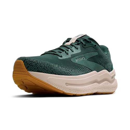Brooks Men’s Ghost Max 2 Neutral Running & Walking Shoe - Pine Grove/North Atlantic/Grey - 12 Medium