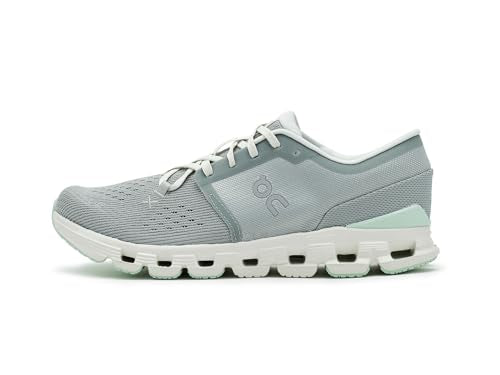 On Womens Cloud X 4 Tin/Iceberg 9 Medium