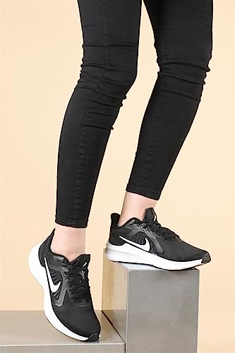 NIKE Women's Downshifter 11 Running Shoe, Black White Anthracite, 3 UK