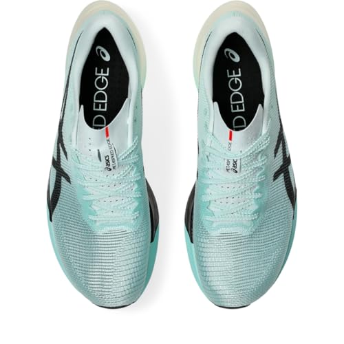 ASICS Unisex METASPEED Edge Running Shoes, 8M / 9.5W, Illuminate Mint/Black