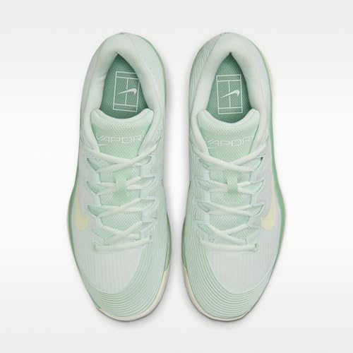 Nike Vapor 12 Women's Hard Court Tennis Shoes (Barely Green/Steam/Sea Glass/Coconut Milk) Size 7