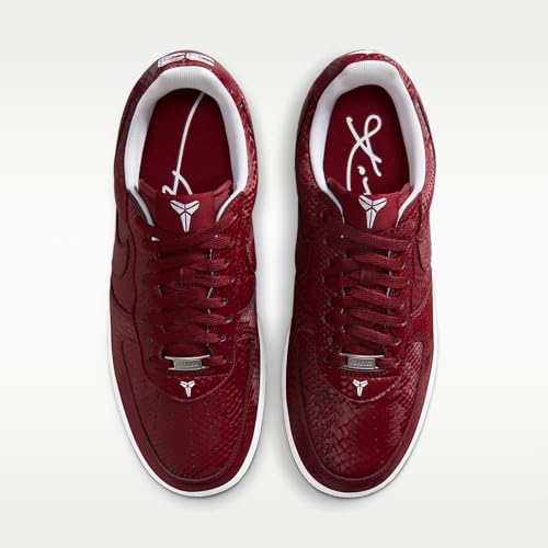 Kobe Air Force 1 Low 'Lower Merino High: Away' Men's Shoes (Team Red/White) Size 11