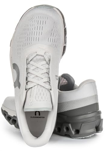 On Women's Cloudmonster 2, Frost/Rock, 7 Medium