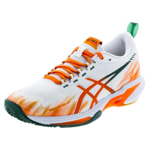 ASICS Men's Sonicsmash FF White/Energy Orange 10.5 Medium