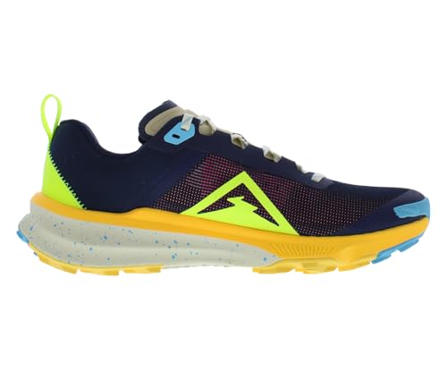 Nike React Terra Kiger 9 Womens Shoes Size 11, Color: Navy Blue/Volt/Citron Pulse-Blue