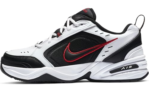 Nike Men's Air Monarch IV Training/Workout Shoes, White/Black, 11