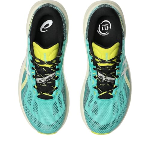 ASICS Men's Trabuco 14 Trail Running Shoes, 11.5, Aurora Green/Light DUST