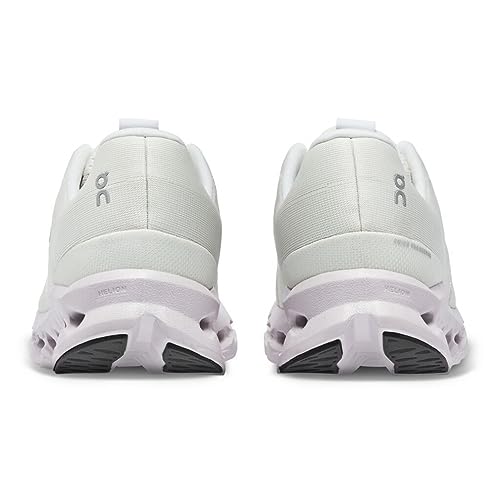 On Womens, Cloudsurfer White/Frost, 5, Medium