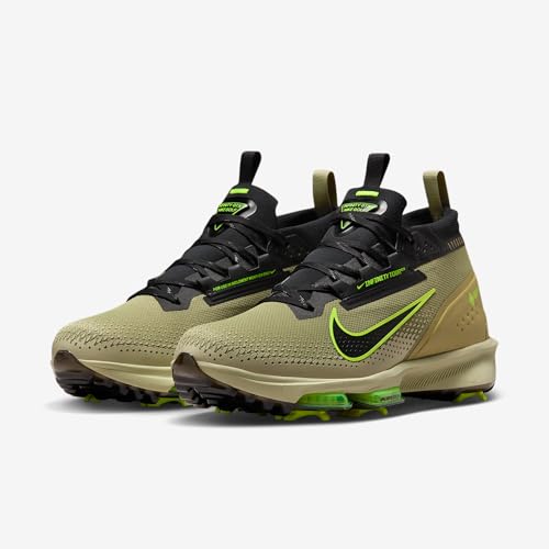 Nike Infinity Tour 2 Gore-TEX Men's Waterproof Golf Shoes (Dusty Olive/Volt/Black) Size 10