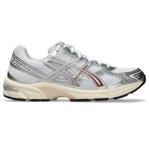ASICS Unisex Gel-1130 Sneakers, White/Rusted Rock, 8.5 US Women/7 US Men