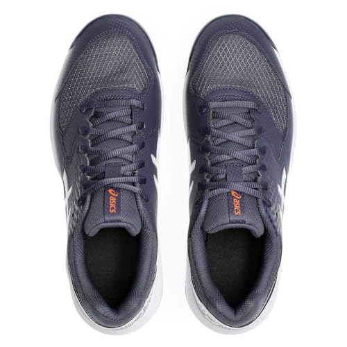 ASICS Dedicate 8 Clay Mann Tennis Shoes Blue White, Indigo mist white, 9 US