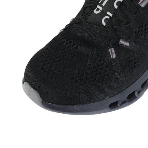 On Mens, Men's Cloudsurfer, All Black 1, 10.5 Medium