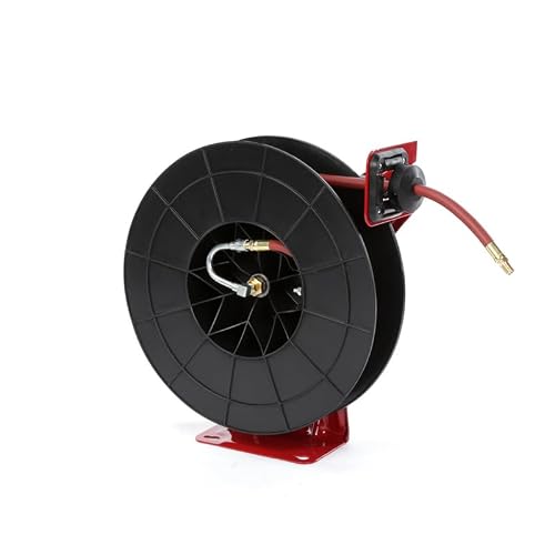 Reelcraft RT650-OLP 3/8-Inch by 50-Feet Spring Driven Hose Reel for Air/Water