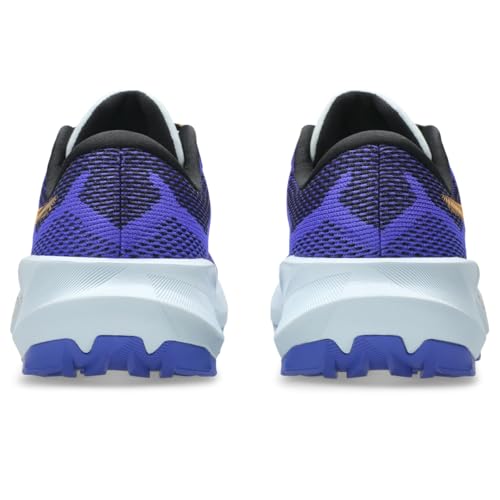 ASICS Men's Trabuco 14 Trail Running Shoes, 9.5, Cobalt Burst/Sandstorm