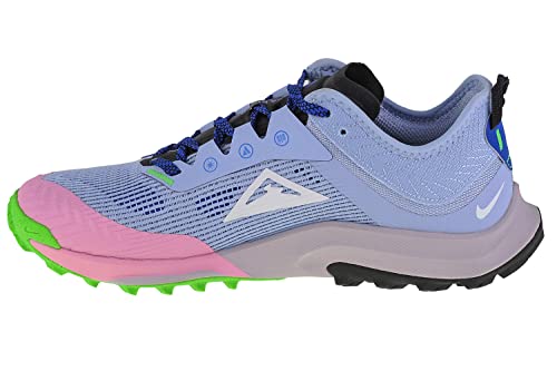 Nike Women's Air Zoom Terra Kiger 8 Running Shoes, Light Marine Pink Green, 7