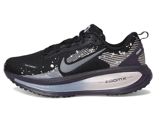 Nike Women's Vomero 18 Black/Metallic Dark Grey/Cave Purple/Ashen Slate/Particle Rose 6.5 Medium