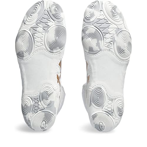ASICS Women's MATBLAZER Wrestling Shoes, 6, White/Champagne