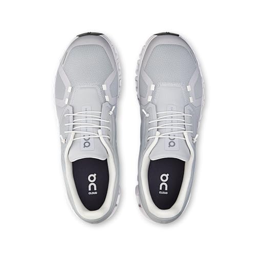 On Men's Cloud 6 Sneakers, Glacier | White, 9 Medium US