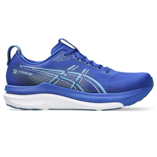 ASICS Men's Gel-Kayano 33 Running Shoes, 12, Prussian Blue/White