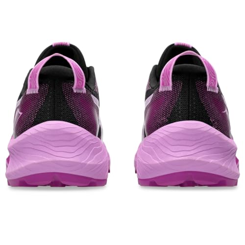 ASICS Women's Gel-Trabuco 12 Running Shoes, 6, Black/Lavender Glow