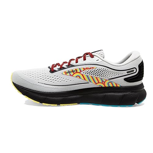 Brooks Women’s Trace 2 Neutral Running Shoe - Grey/Black/Limelight - 11.5 Medium