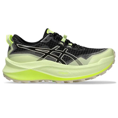 ASICS Women's Trabuco Max 3 Sneaker, Black Light Blue, 8.5 US