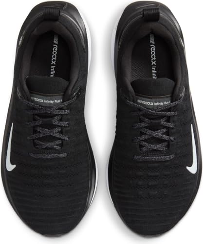 Nike InfinityRN 4 Men's Road Running Shoes (Extra Wide) (FN0881-001, Black/White) Size 9