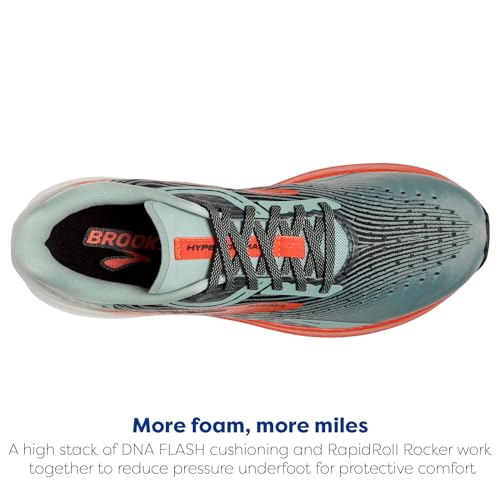 Brooks Men’s Hyperion Max Neutral Running Shoe - Blue Surf/Cherry/Nightlife - 15 Medium