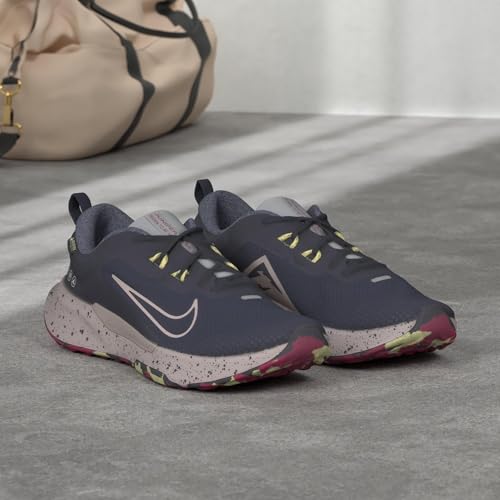 Nike Women's WMNS Juniper Trail 2 GtxLow, Purple Ink Platinum Violet Wolf Grey, 5.5 US