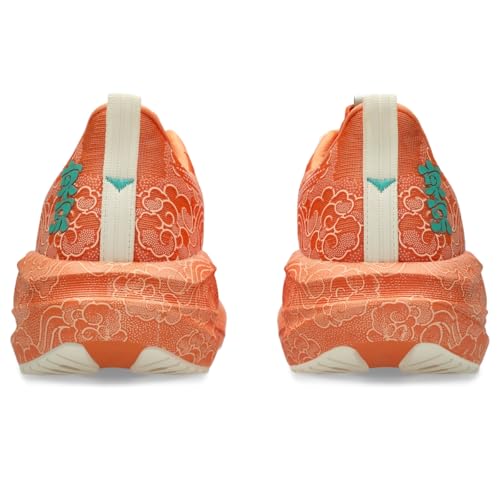ASICS Unisex NOVABLAST 5 Tokyo Running Shoes, 8.5M / 10W, Sun Peach/White