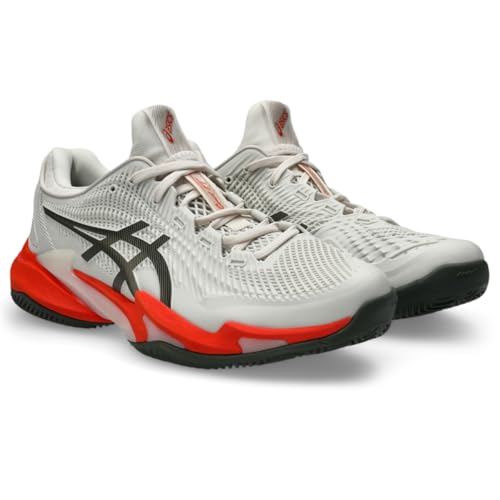 ASICS Men's Court FF 3 Clay Tennis Shoes, 10.5, Soft Oat/Vintage Khaki
