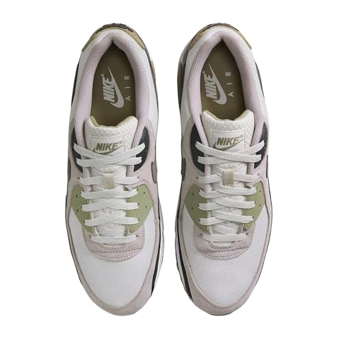 Nike Air Max 90 Men's Shoes (DM0029-011, Light Bone/Neutral Olive/College Grey/Cave Stone) Size 8.5