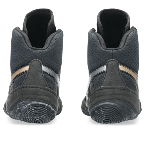 ASICS Women's MATBLAZER Wrestling Shoes, 8, Black/Champagne