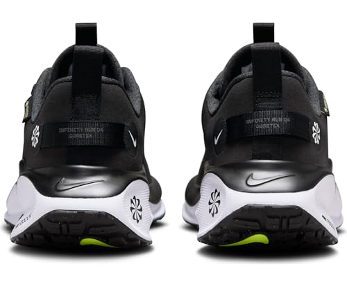 Nike InfinityRN 4 Gore-TEX Men's Waterproof Road Running Shoes (HQ0265-001, Black/Anthracite/Volt/White) Size 8