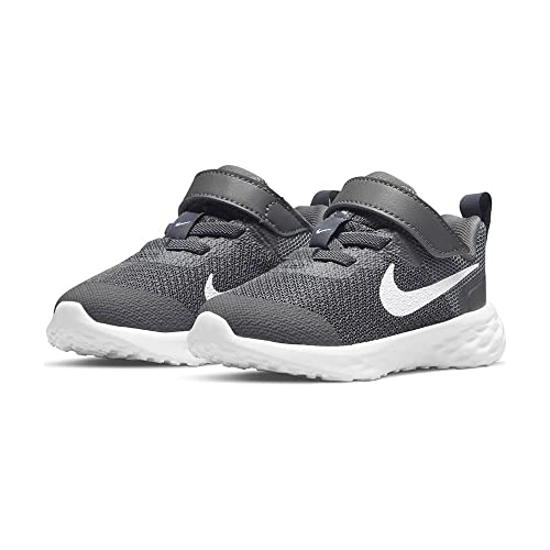 Nike Revolution 6 Nn (GS), Unisex Children's Gymnastics Shoes, Iron Grey White Smoke Grey, 6.5 US